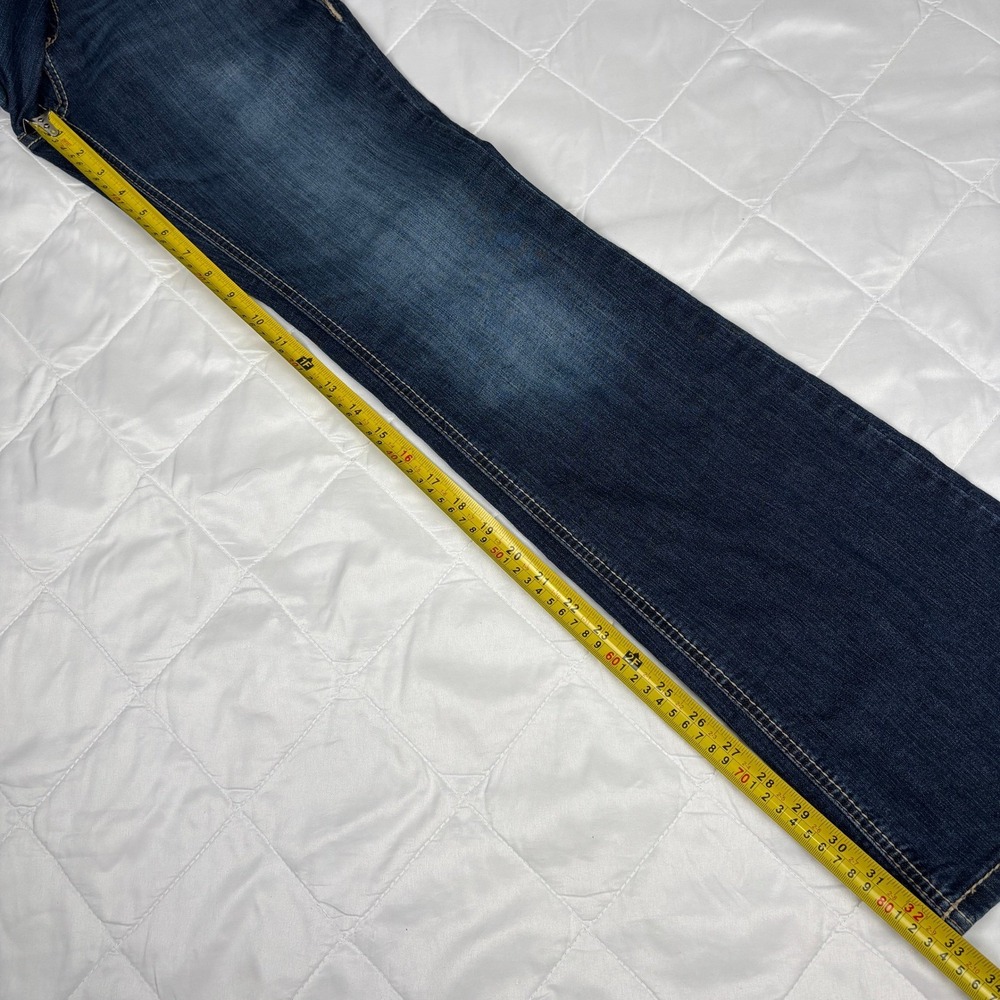 Ariat REAL Arrow Boot Jeans Women's 28R (29x33) Low Rise Dark Wash Stretch Denim - Picture 14 of 15